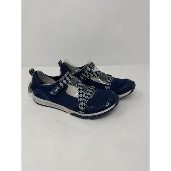 Ryka Mary Jane Shoes 7.6 Women Sneakers Active Casual Walking Travel Blue/Navy - Picture 2 of 10